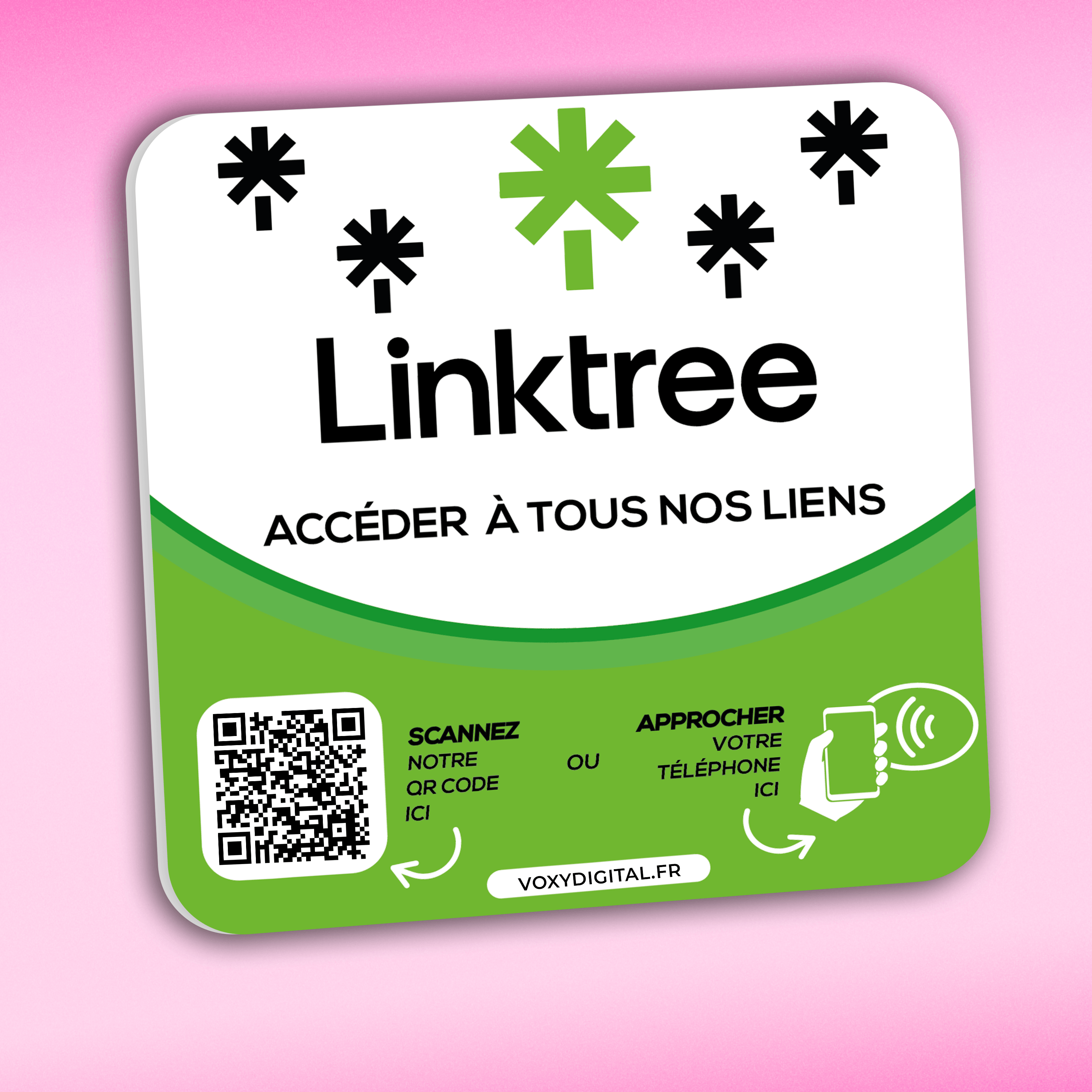 Plaque Linktree  - NFC